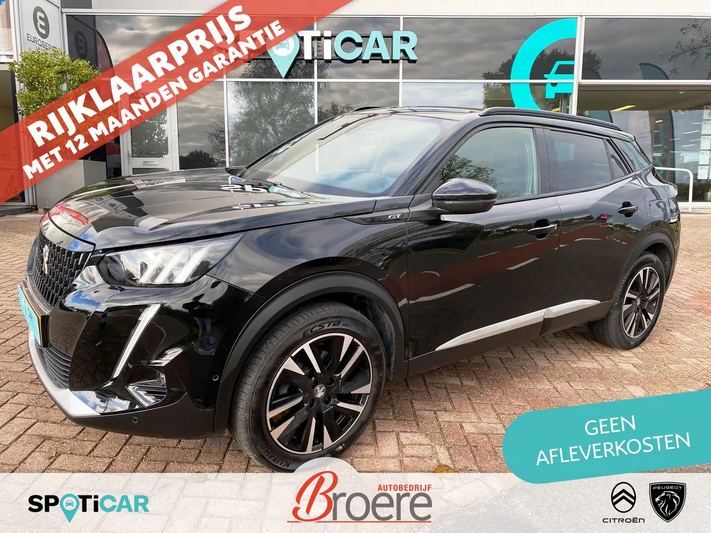 Peugeot 2008 1.2 Turbo 155 GT EAT8 Automaat Noir - 1