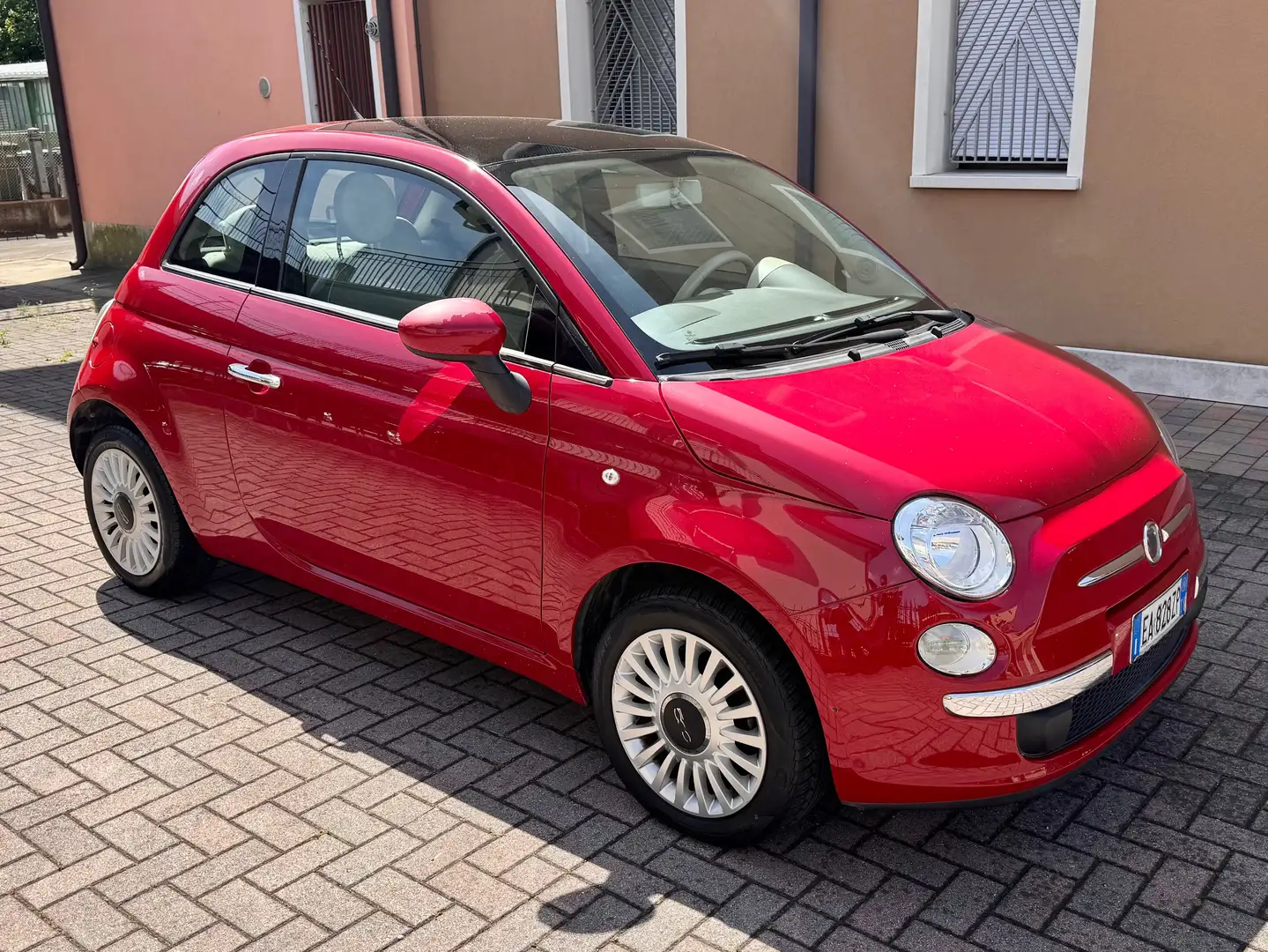 Fiat 500 1.2 Lounge 69cv Rouge - 1