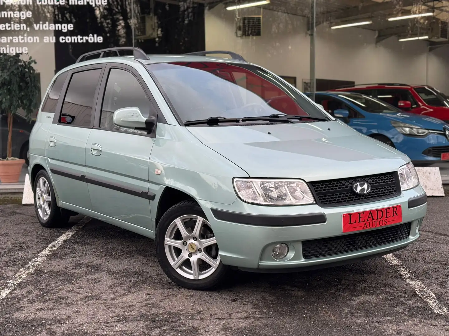 Hyundai Matrix 🟩 1.6 ESSENCE 103CH - AUTOMATIQUE - AIRCO Blau - 2