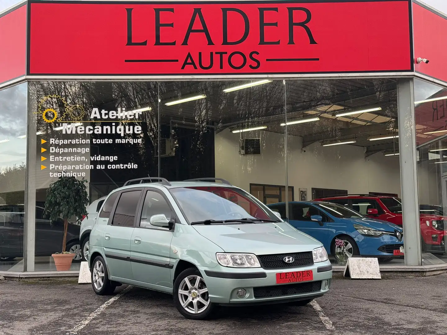 Hyundai Matrix 🟩 1.6 ESSENCE 103CH - AUTOMATIQUE - AIRCO Blau - 1