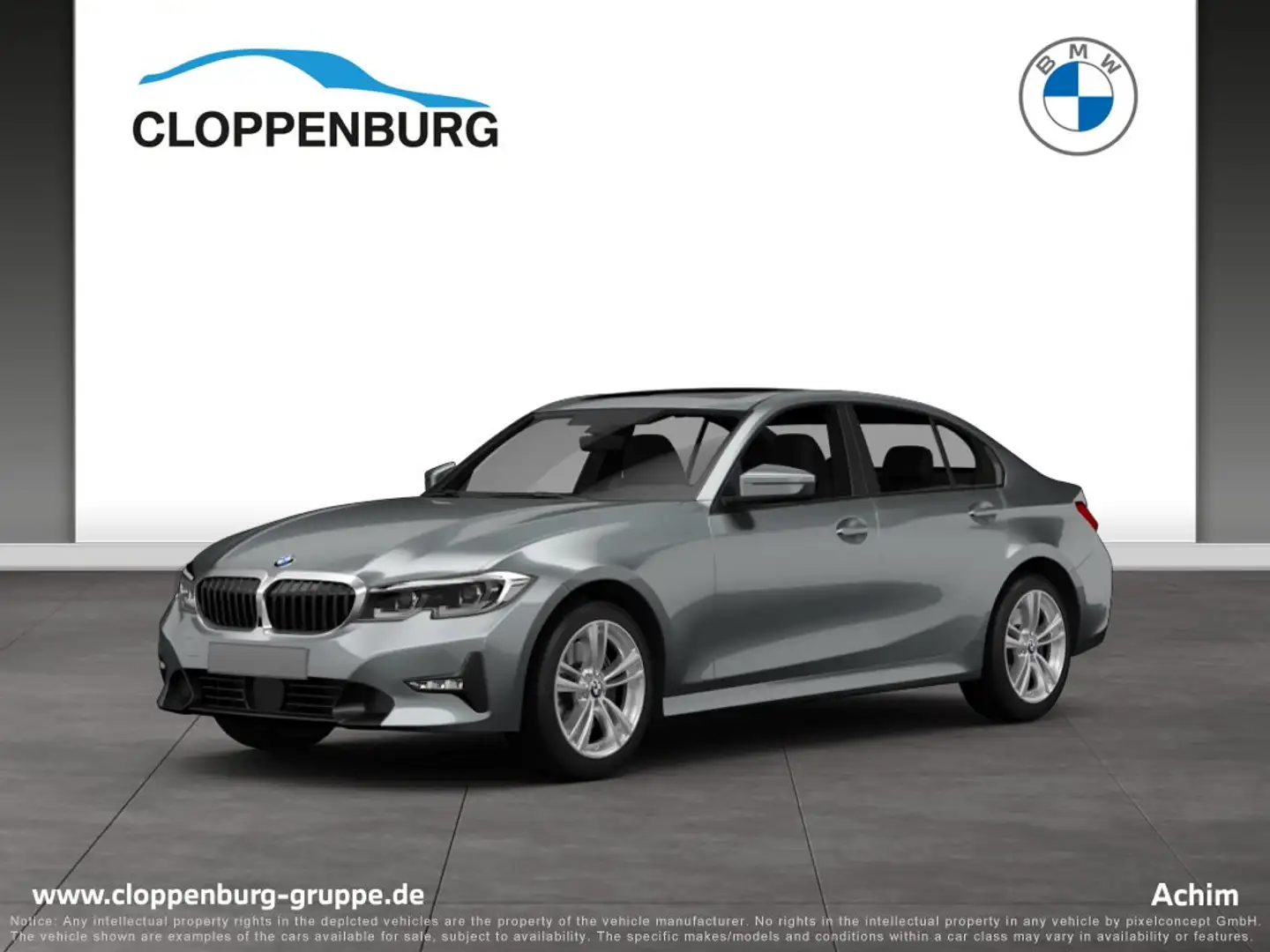 BMW 320 d xDrive Limousine M Sportpaket HiFi DAB LED Gris - 1