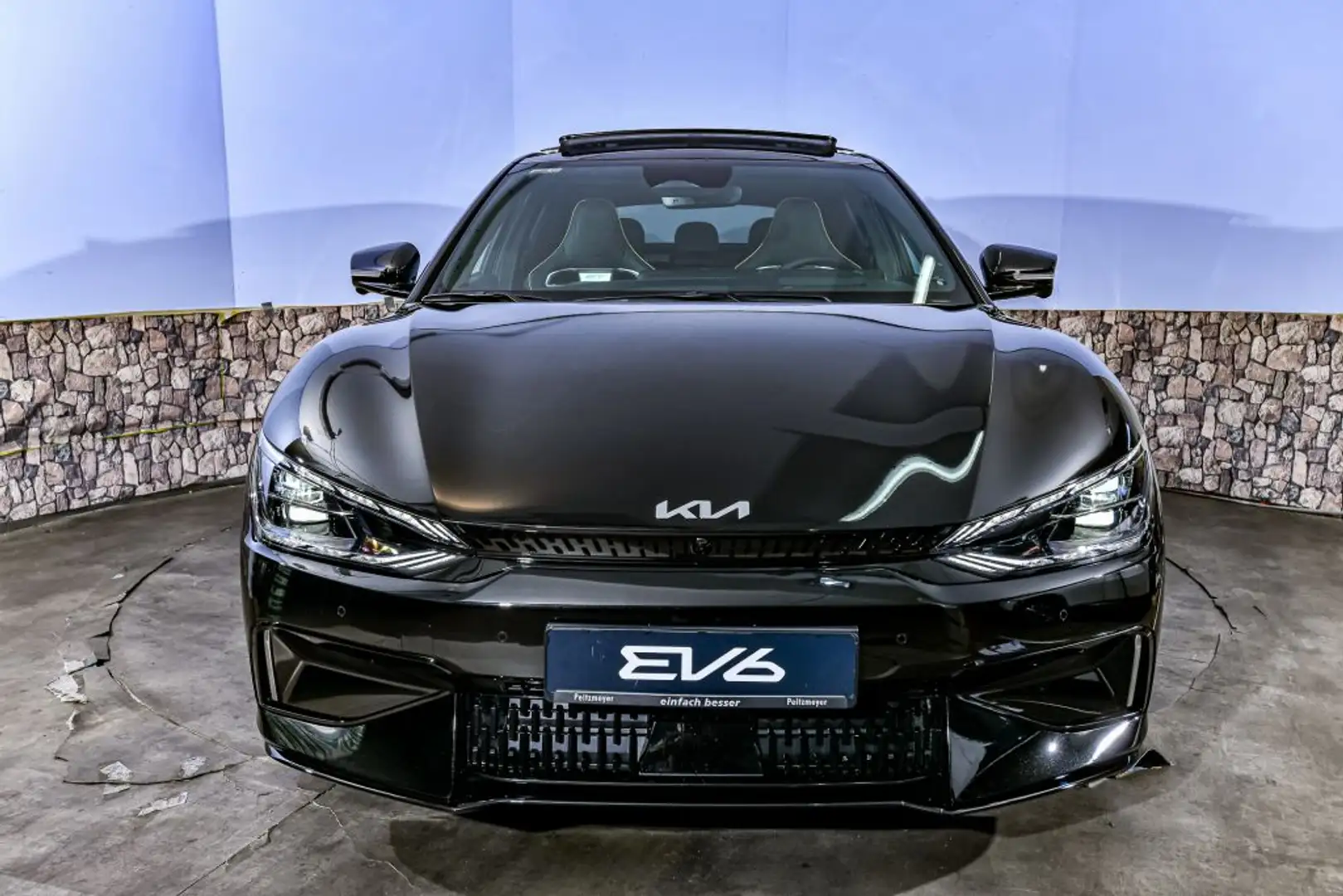Kia EV6 77,4-kWh AWD GT Schwarz - 2