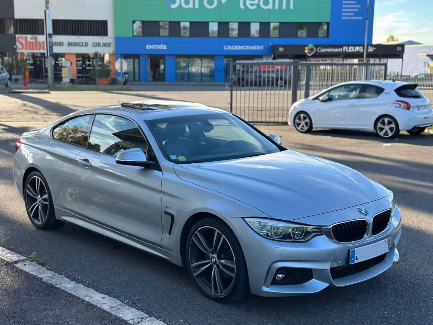 BMW 420 420d M Sport Gris - 1