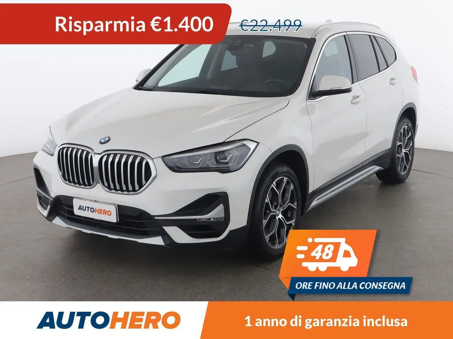 BMW X1 sDrive 18i xLine Weiß - 1