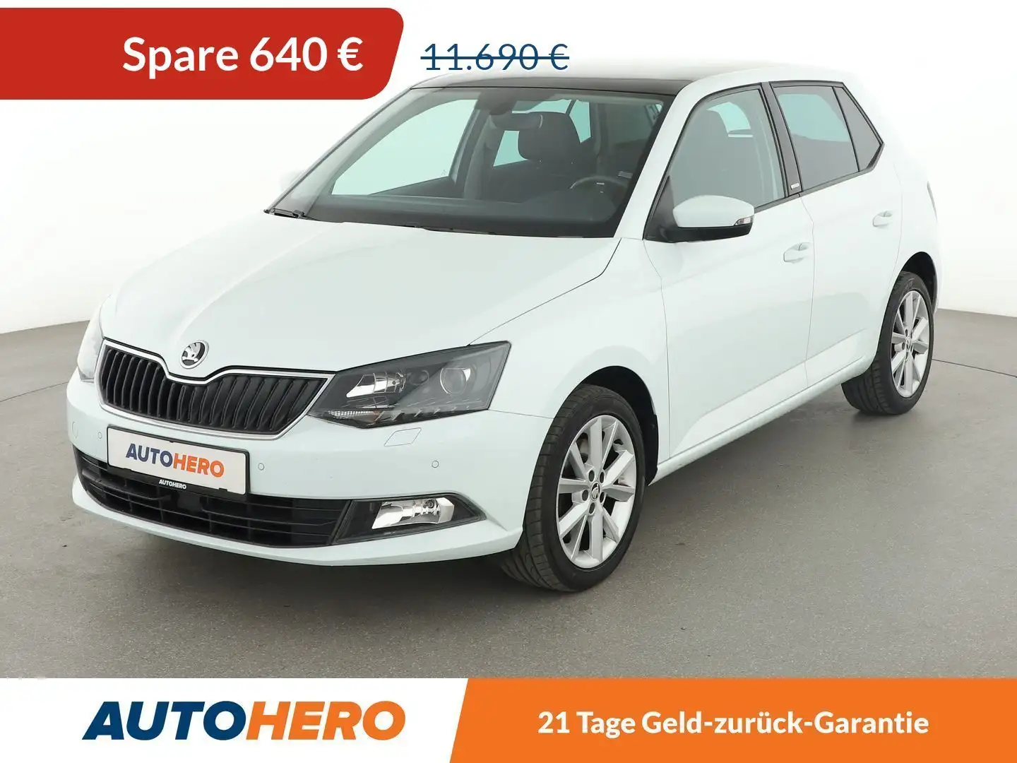 Skoda Fabia 1.2 TSI Joy *PANO*ALU*SHZ*PDC*TEMPO* Weiß - 1