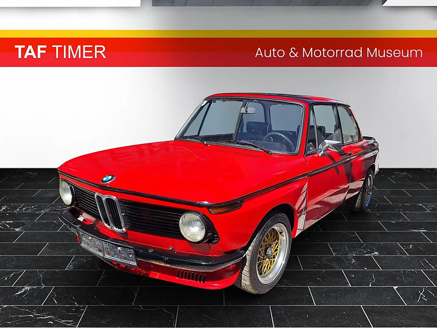 BMW 2002 Coupe mit 90PS inkl. Schiebedach! Rot - 1