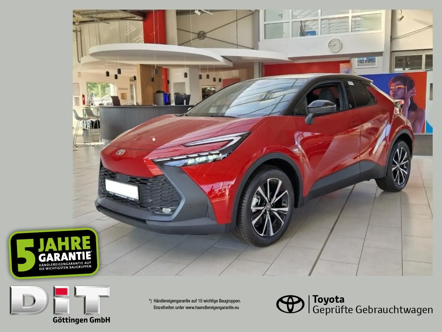 Toyota C-HR 1.8l Hyb. Teamplayer ACC FLA SpurH PDC Rouge - 1