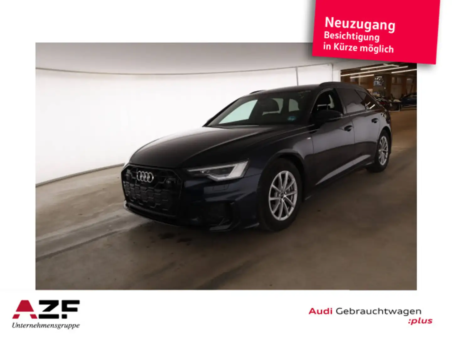 Audi A6 40 2.0 TDI Avant S line Blau - 1