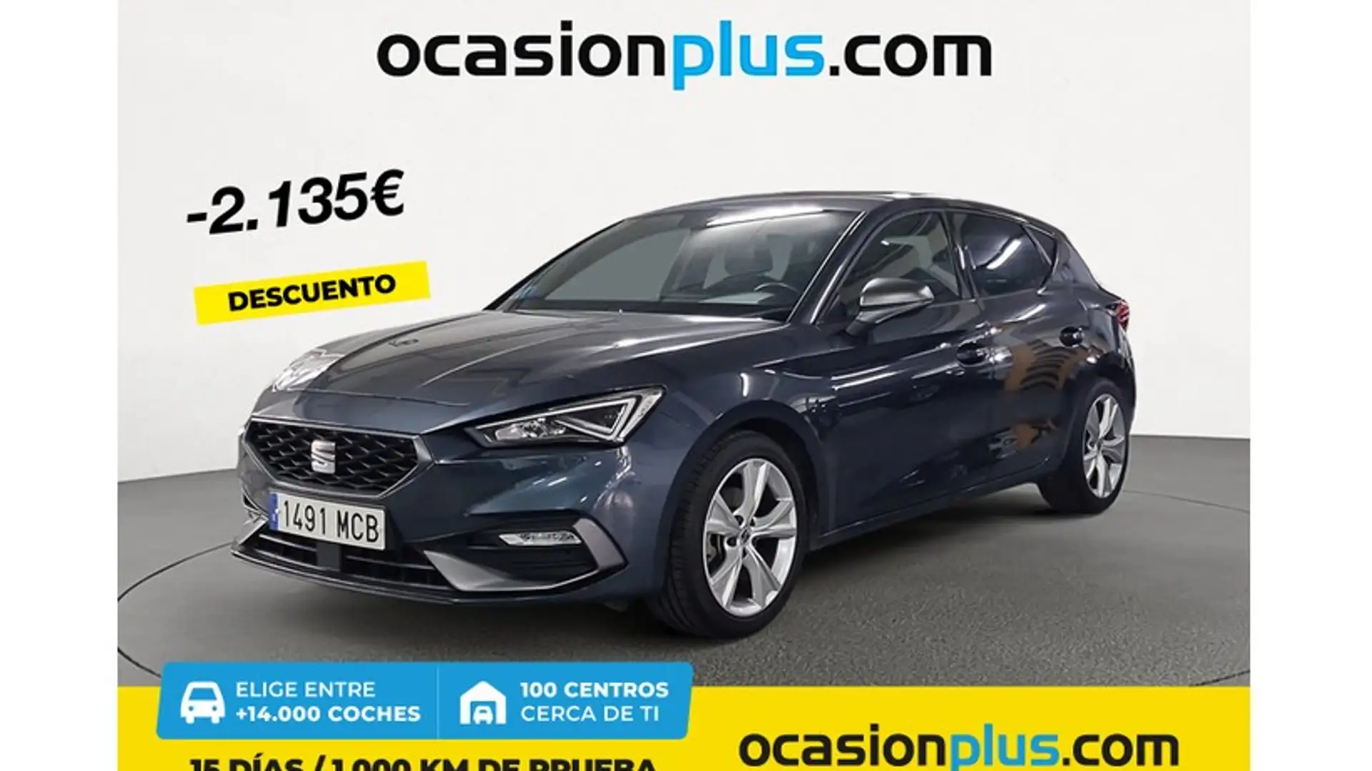SEAT Leon 1.0 eTSI S&S FR DSG-7 110 Gris - 1