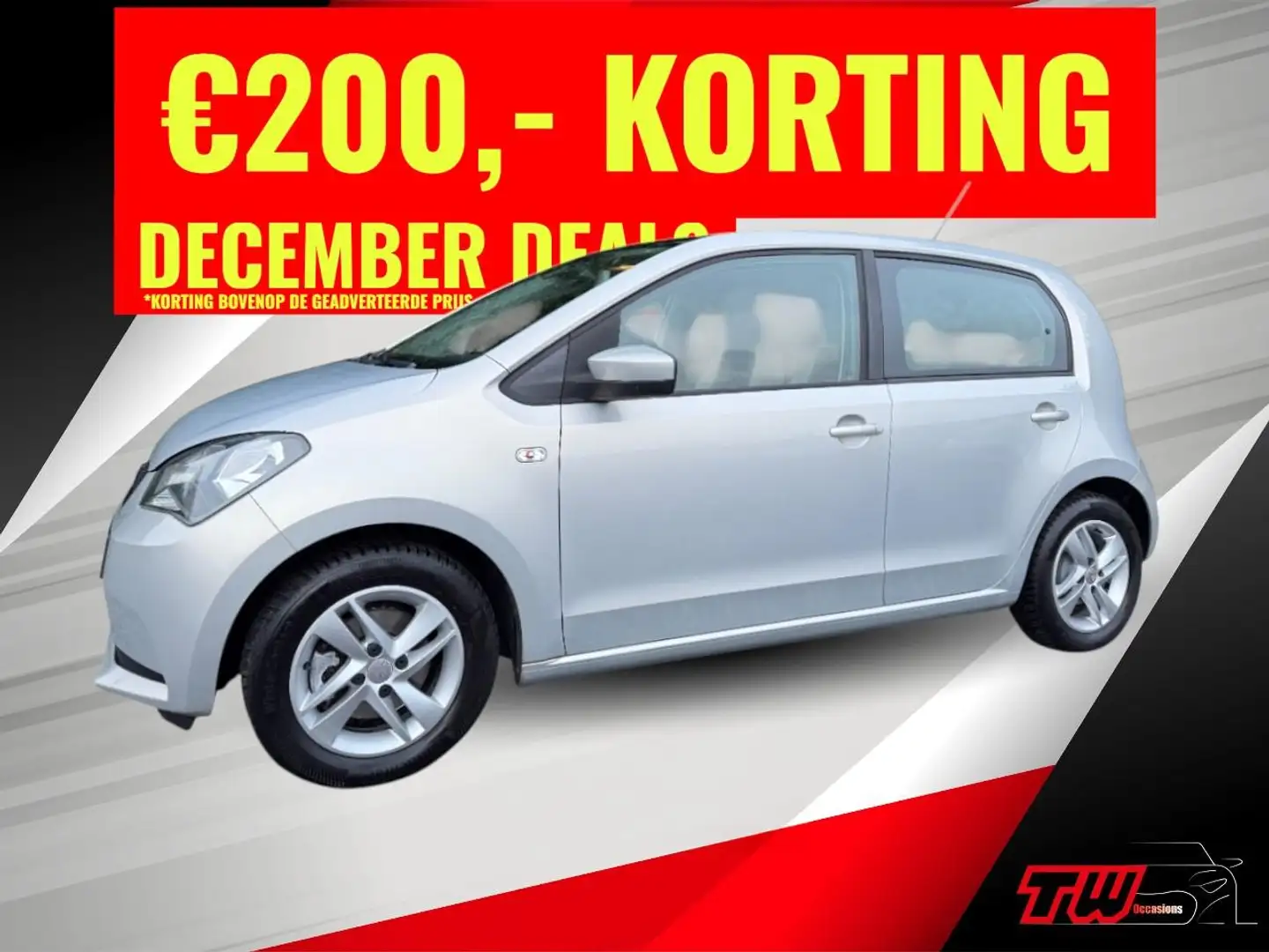 SEAT Mii 1.0 Style Chic | NWE APK | AIRCO | PANO | NAP Grau - 1