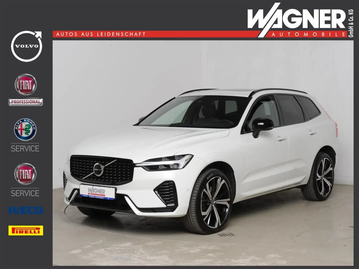 Volvo XC60 B4 D Geartronic AWD R-Design *AHK * Xenium* 360°* White - 1