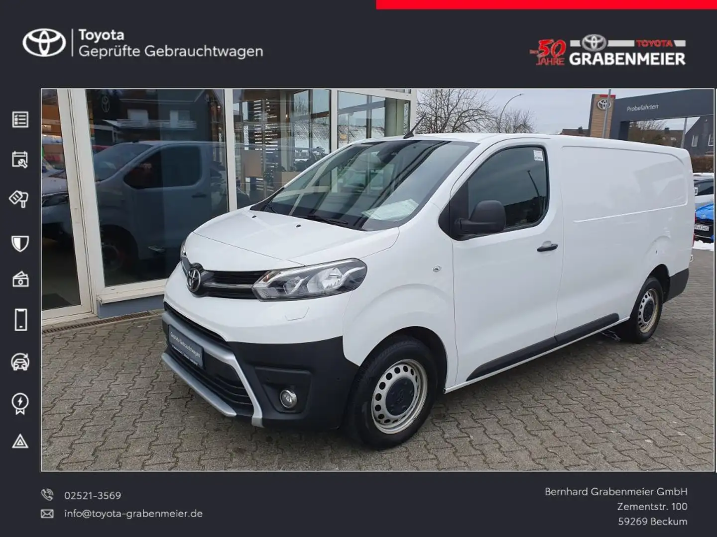 Toyota Proace 2,0-l-D-4D L2 Meister Weiß - 1
