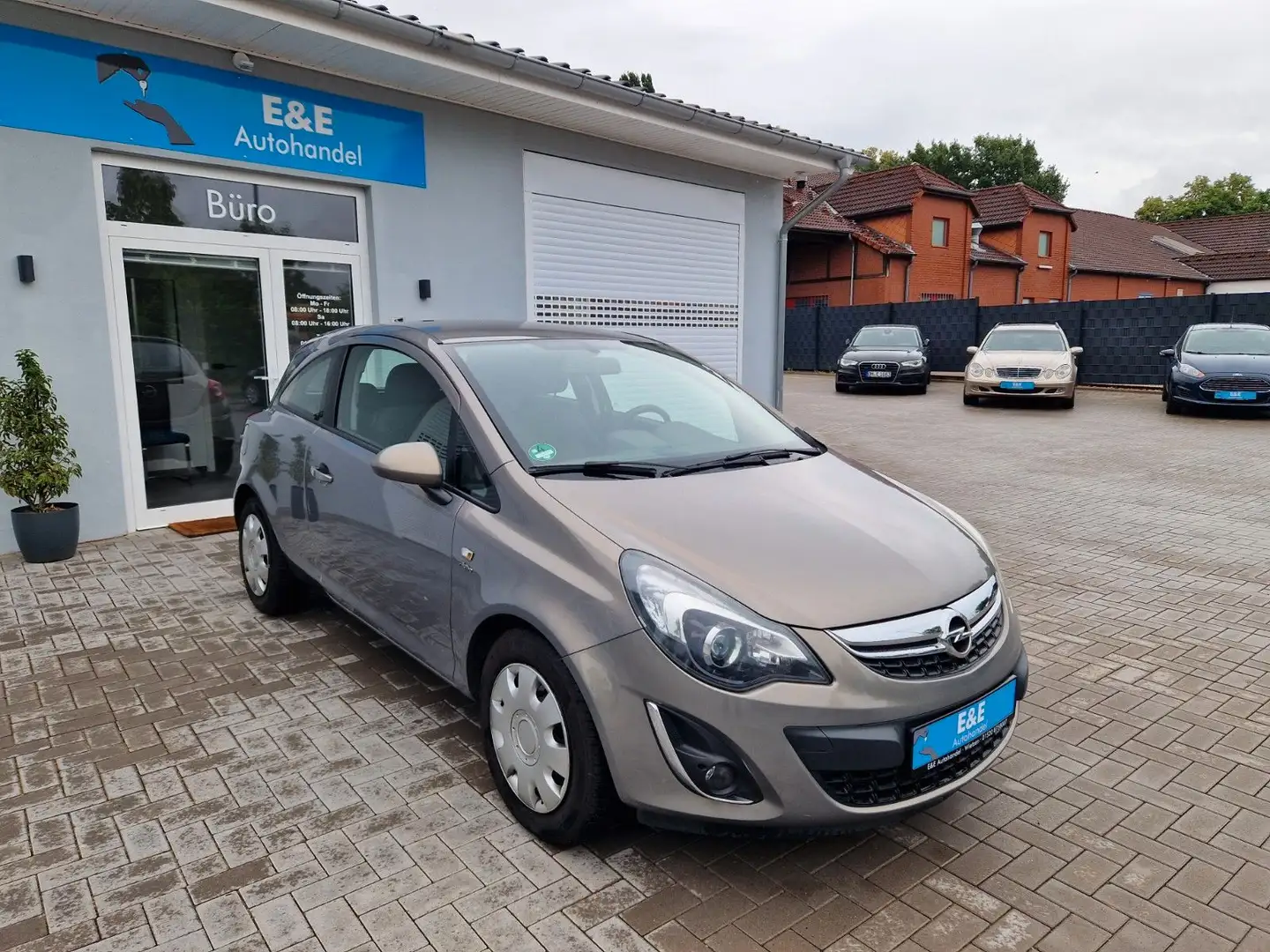 Opel Corsa D+Tempomat+Sitzheizung+PDC Grau - 1