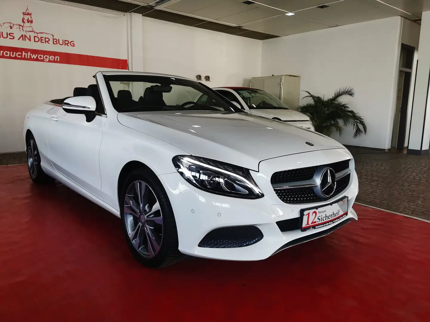 Mercedes-Benz C 200 Cabrio * Voll LED + Airscarf * Bianco - 1