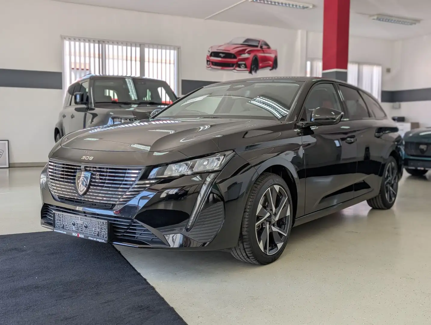 Peugeot 308 Allure ACC LED 360° SHZ LENK-HZ AHK GARANTIE Schwarz - 1