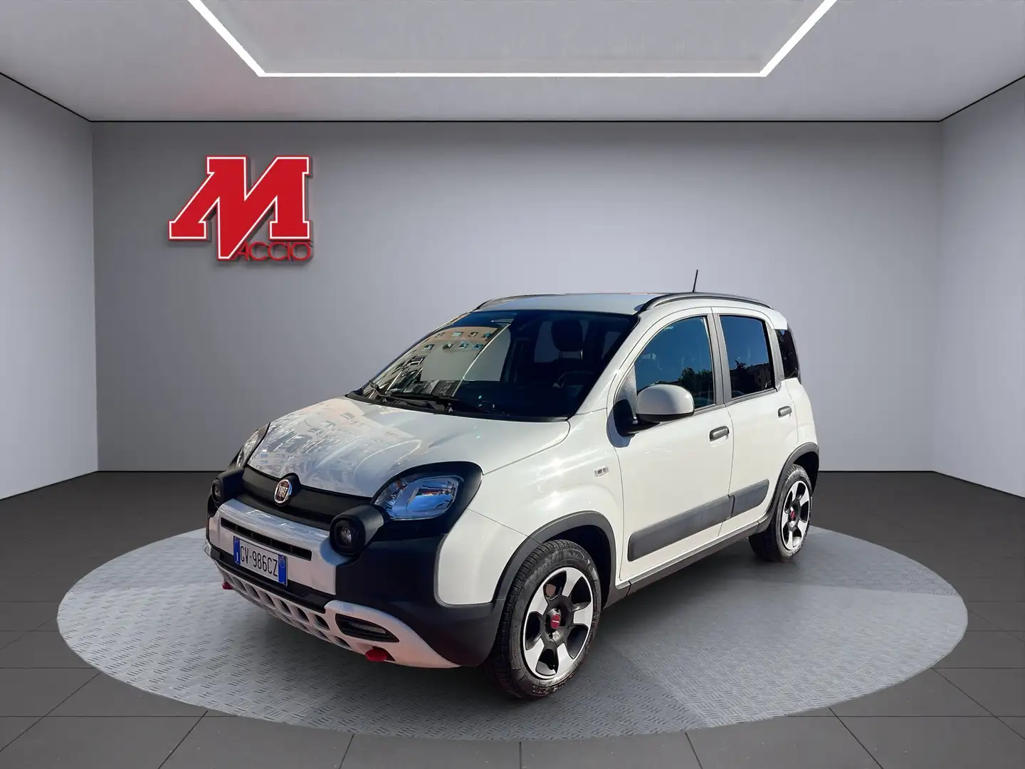 Fiat Panda Panda III 2021 Cross 1.0 firefly hybrid Cross s Blanc - 1
