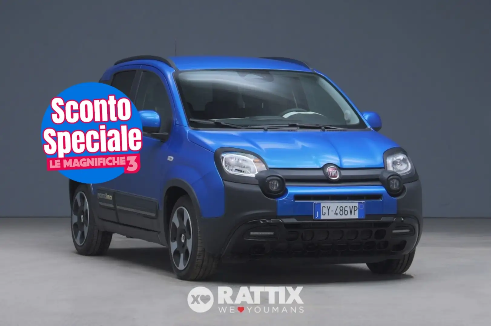 Fiat Panda Pandina 1.0 Firefly Hybrid 70CV Cross Blau - 1