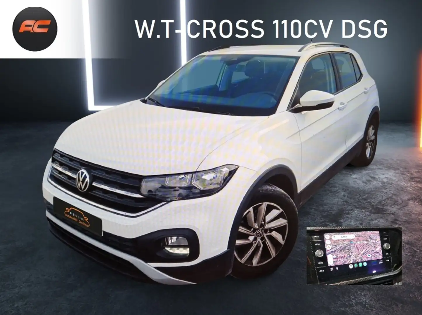 Volkswagen T-Cross 1.0 TSI Advance DSG7 81kW Blanco - 1