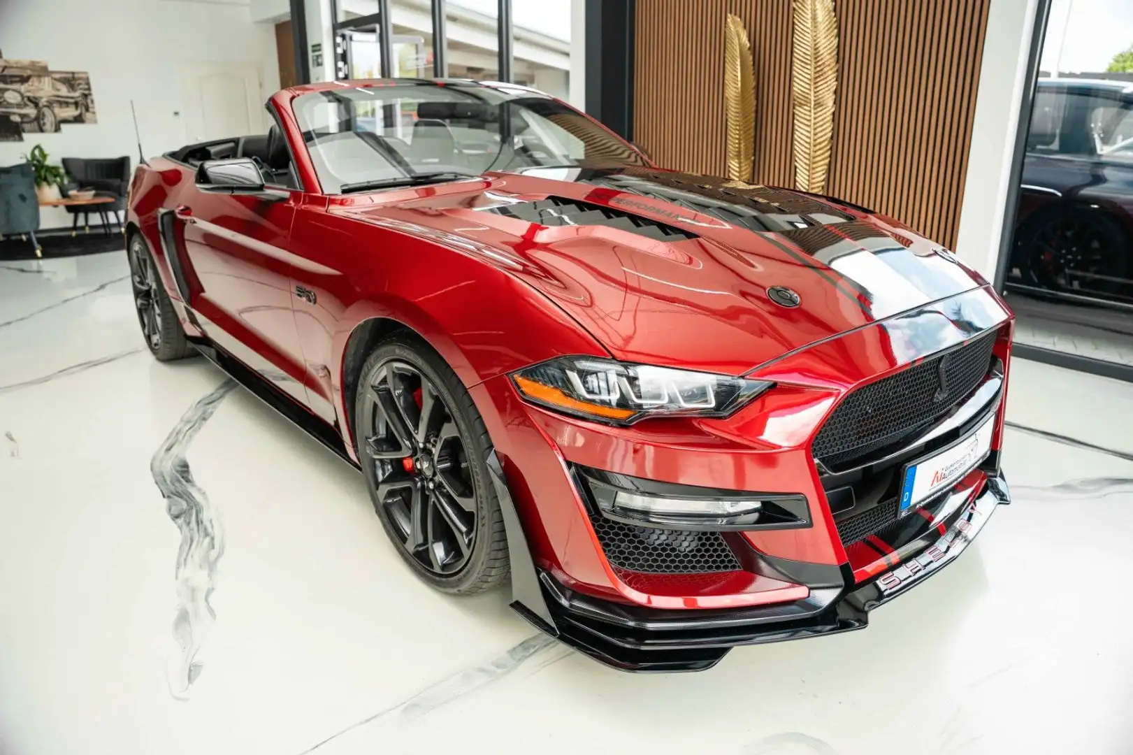Ford Mustang 5.0 Ti-VCT V8 GT 500 SHELBY Rouge - 2