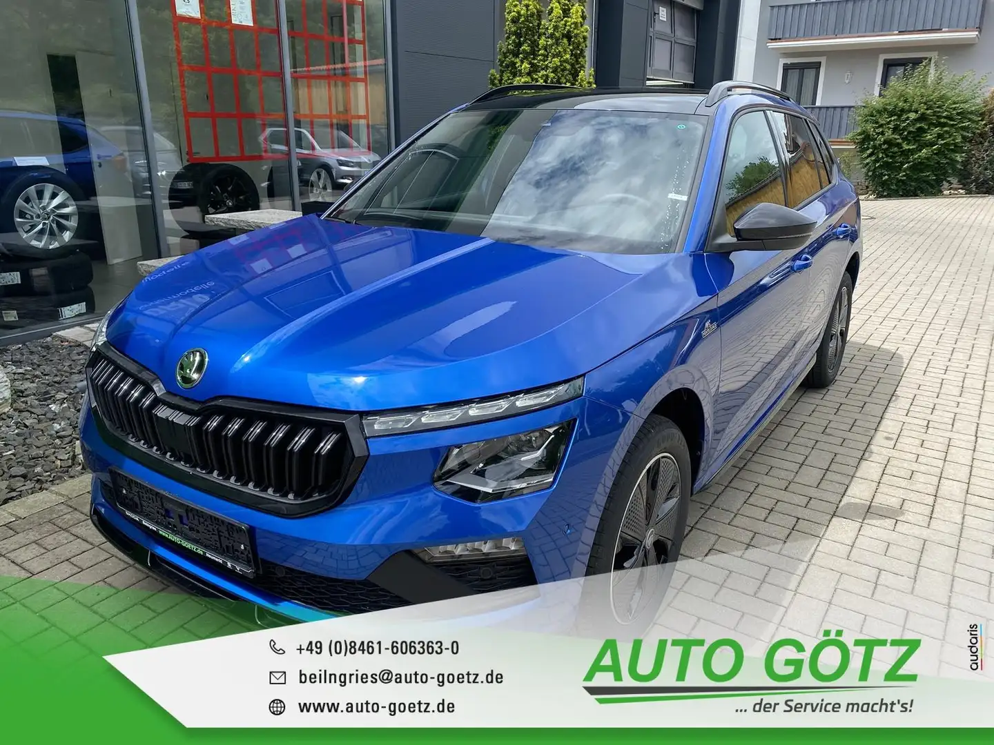 Skoda Kamiq Monte Carlo DSG AHK-Vorb.*Navi*Matrix*Tempomat*Pan Blau - 1