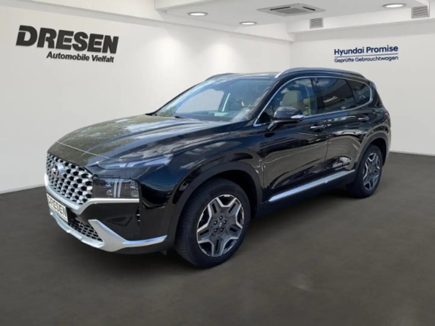 Hyundai SANTA FE Prime 1.6 PHEV 4WD+Automatik+Leder+LED Noir - 1
