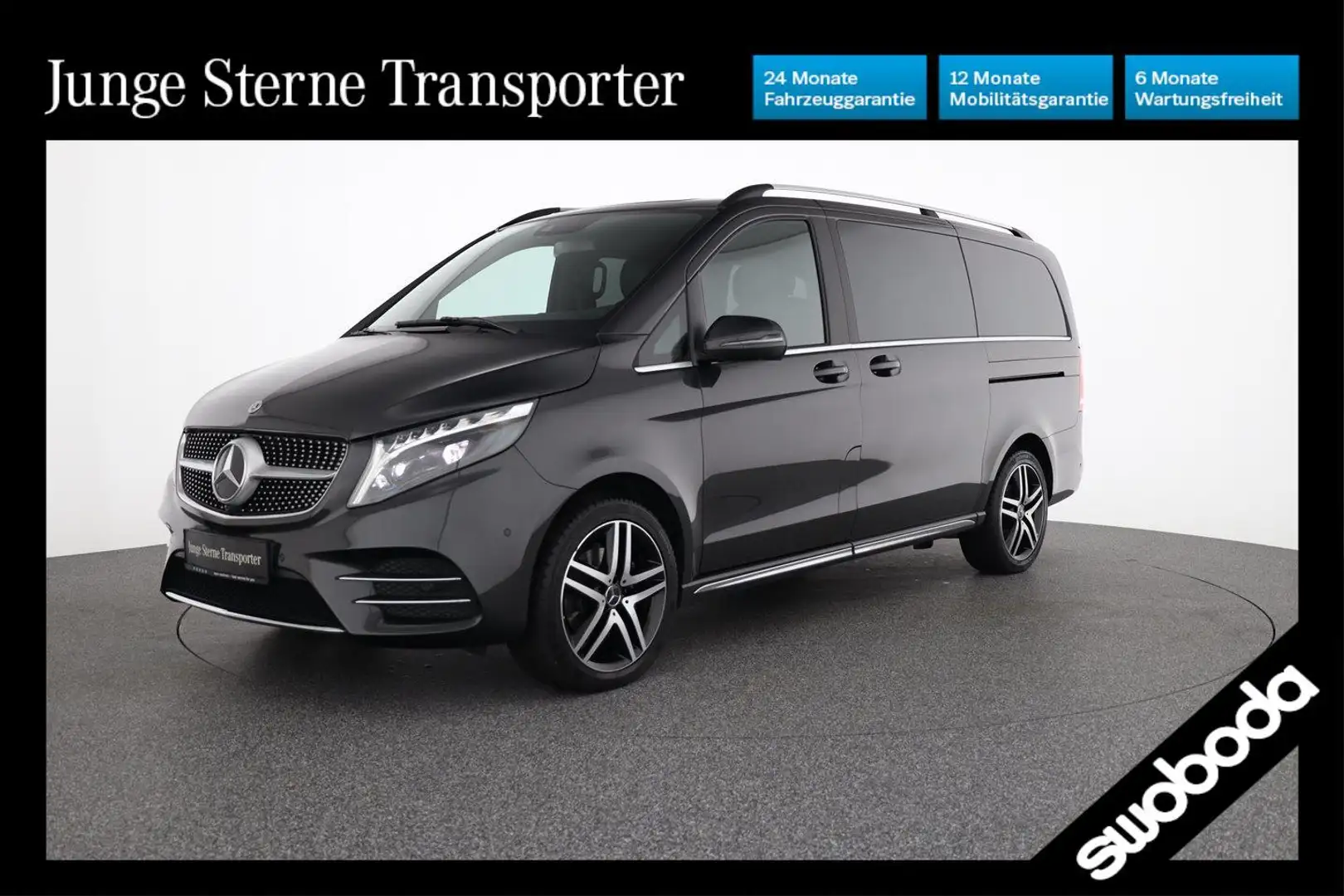 Mercedes-Benz V 300 d 4M lang Standhzg. Distronic Grau - 1
