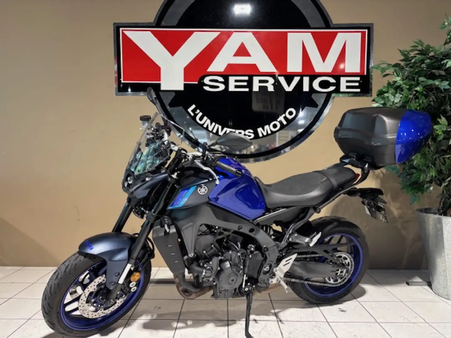 Yamaha MT-09 Bleu - 2