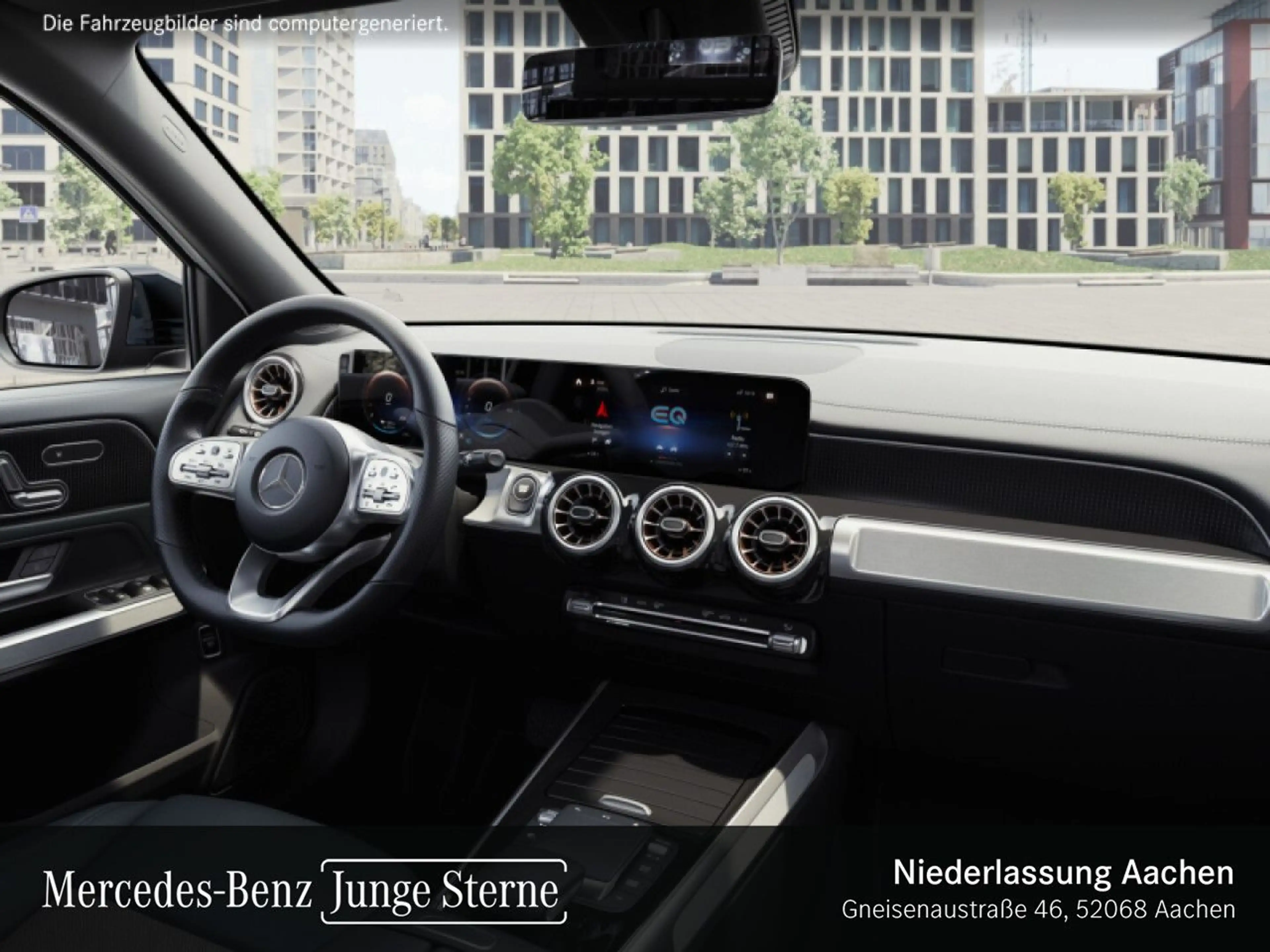 Mercedes-Benz EQB 300 4M ELECTRICART+NIGHT+ADVANCED+PANO+360 — photo 12