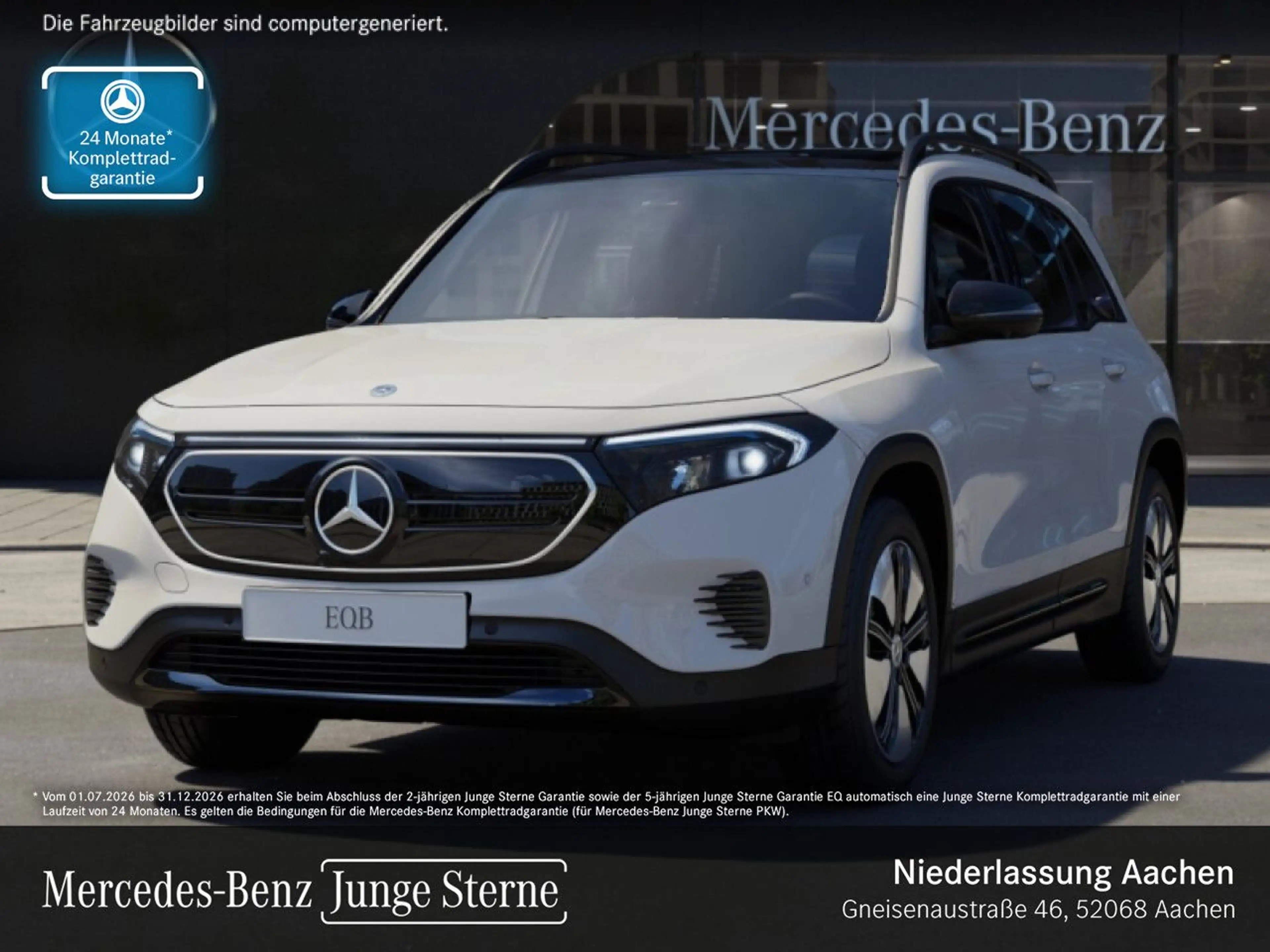 Mercedes-Benz EQB 300 4M ELECTRICART+NIGHT+ADVANCED+PANO+360