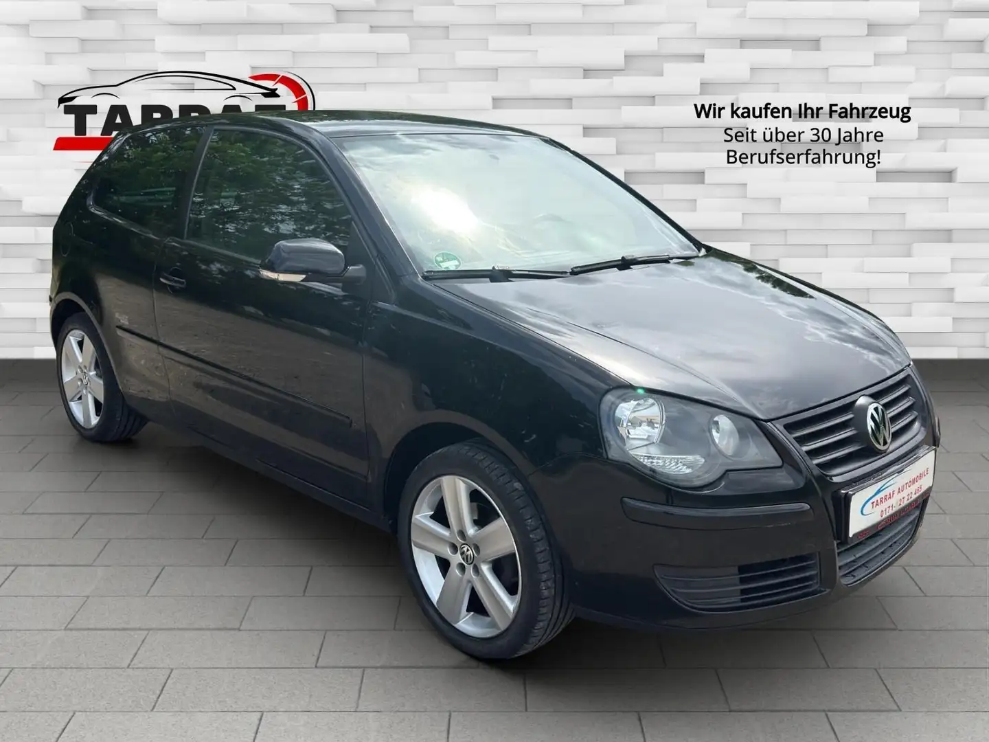 Volkswagen Polo IV 1.2|Black Edition|Klima|Alufelgen|AHK| Negro - 2