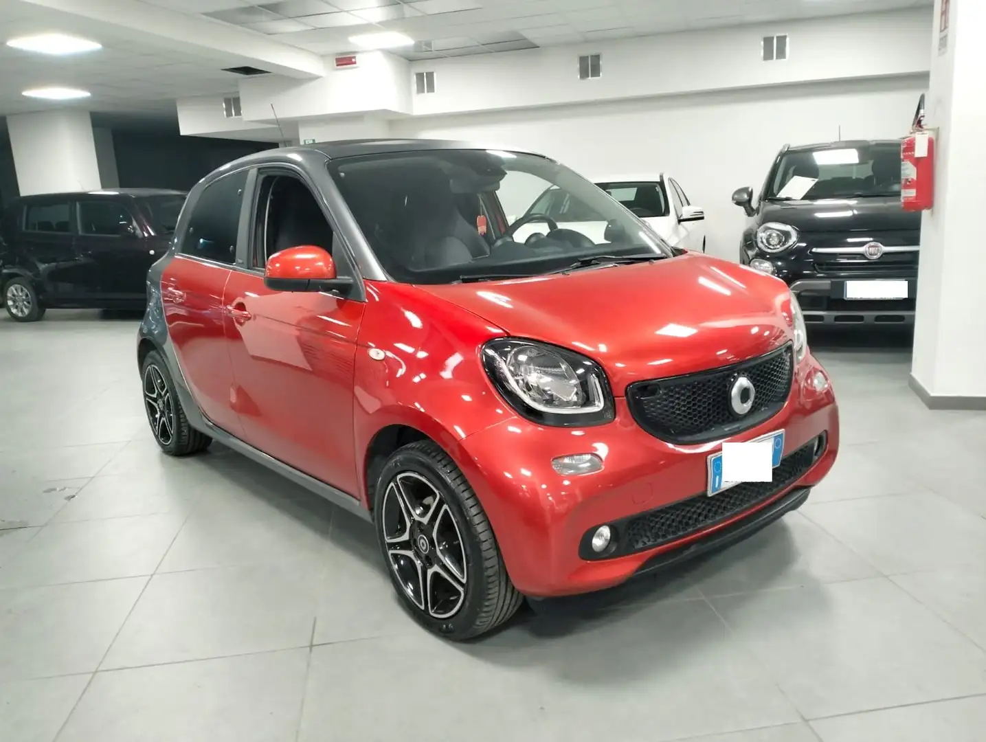 smart forFour Cabrio 0.9 t Passion 90cv twinamic km 70000!! Kırmızı - 1