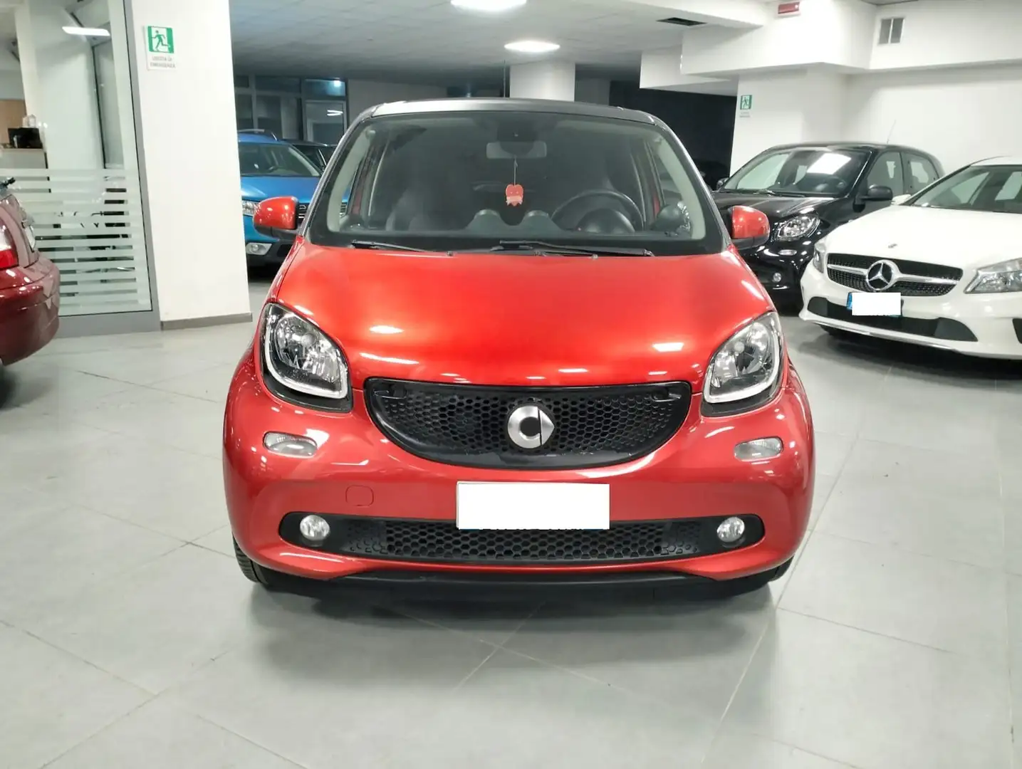 smart forFour Cabrio 0.9 t Passion 90cv twinamic km 70000!! Kırmızı - 2