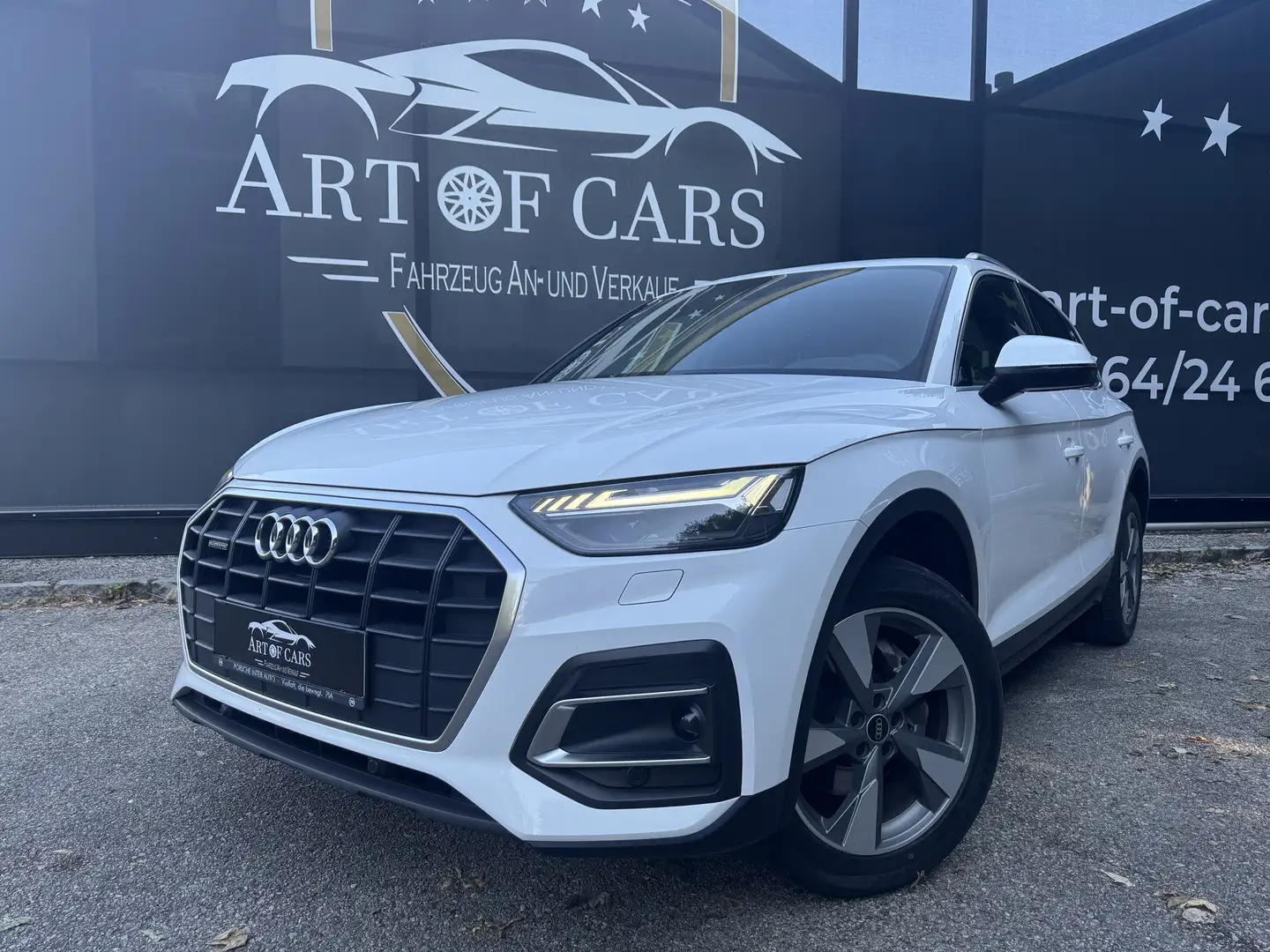 Audi Q5 40 TDI S-Line/ACC/AHK/SHZ/PDC/Ab 292 Euro im Monat Weiß - 1
