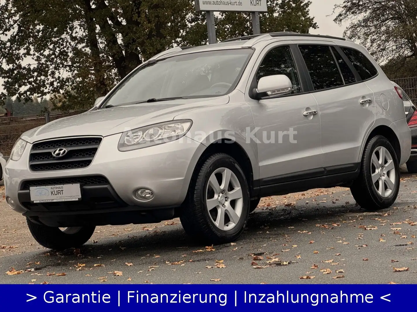 Hyundai SANTA FE 2.2 CRDi GLS *AHK*T-LEDER*TEMP*TÜV NEU* Silber - 2