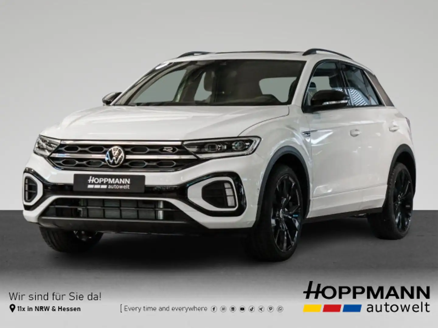 Volkswagen T-Roc 1.5 TSI DSG R-Line Pano AHK Navi LED Weiß - 1