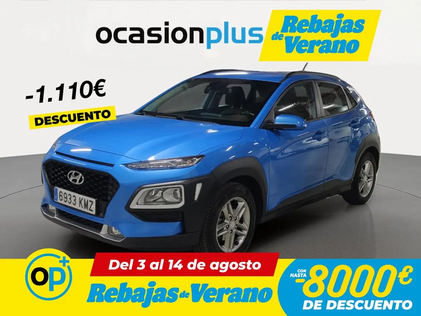 Hyundai KONA 1.0 TGDI Klass 4x2 Azul - 1