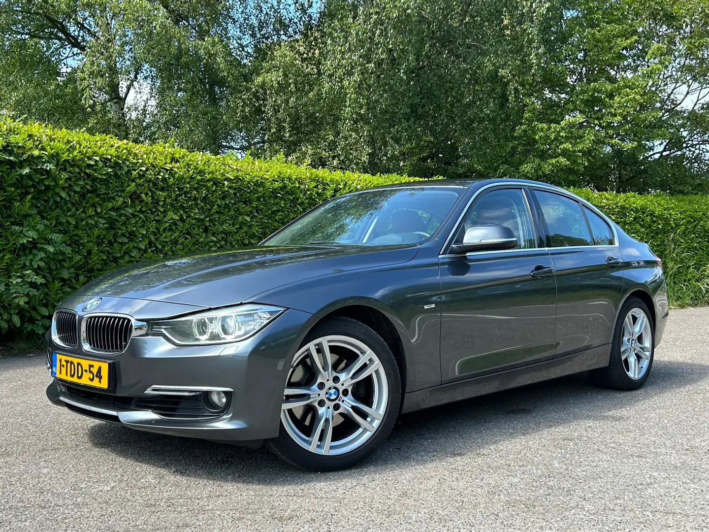 BMW 328 3-serie 328i High Executive Automaat | Leder | Nav Gris - 1
