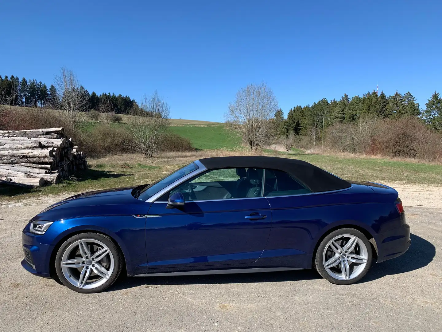 Audi A5 A5 Cabrio Cabrio 2.0 TFSI quattro S tronic sport Blau - 2