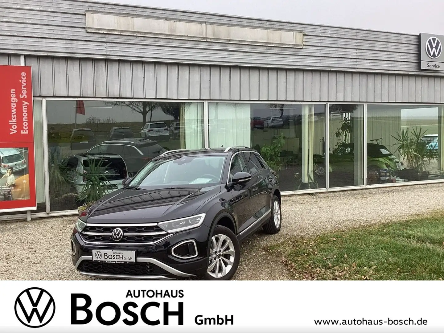 Volkswagen T-Roc 1.5 TSI Style DSG RFK el. Heckklappe ACC LED Schwarz - 1