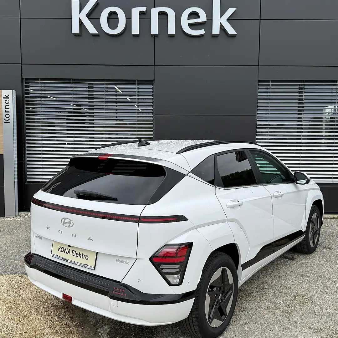 Hyundai KONA Kona Elektro 64,8kWh GO inkl. Wärmepumpe Weiß - 2
