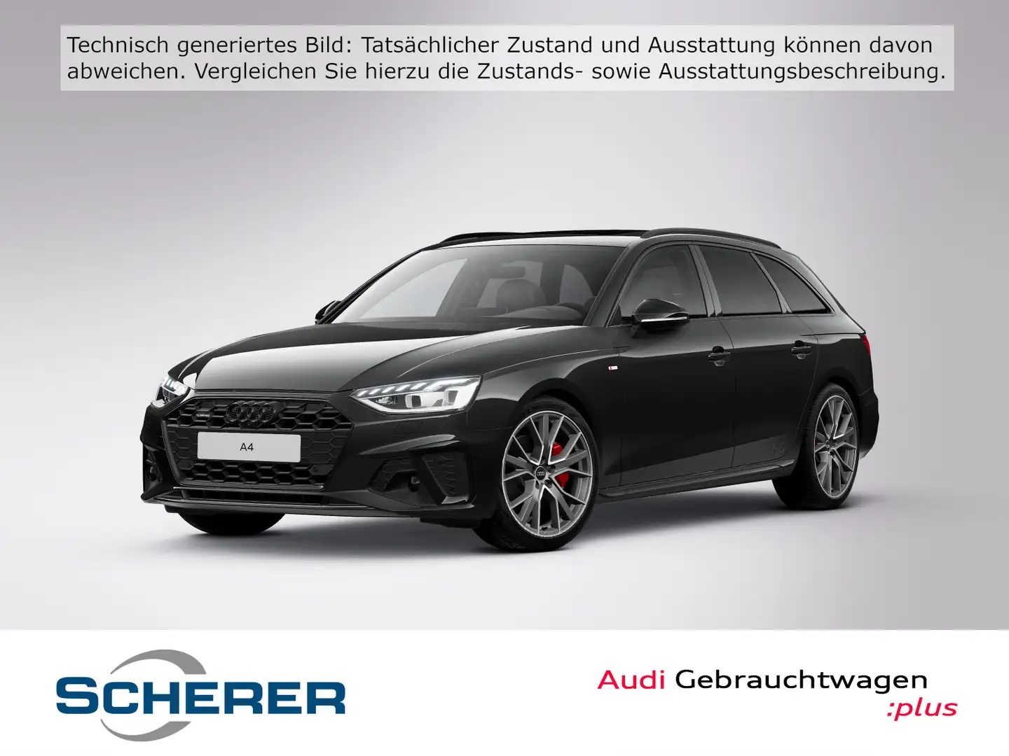 Audi A4 40 TDI quattro S line competition plus Schwarz - 1