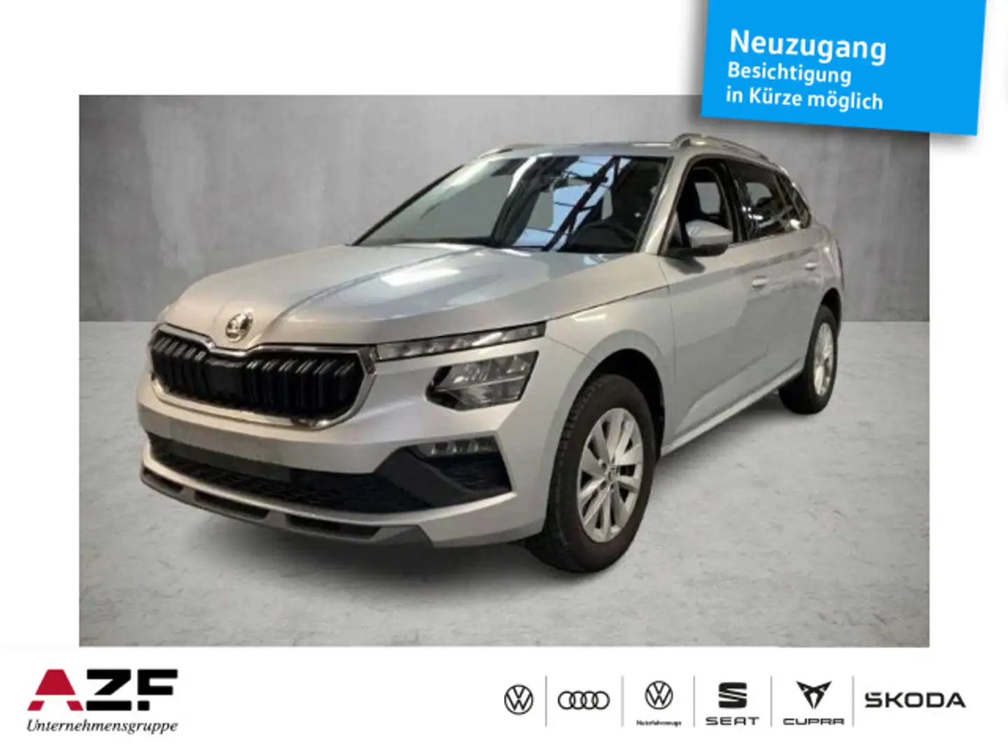Skoda Kamiq 1.0 TSI DSG Selection LED+ACC+KAMERA+DAB+ Silber - 1