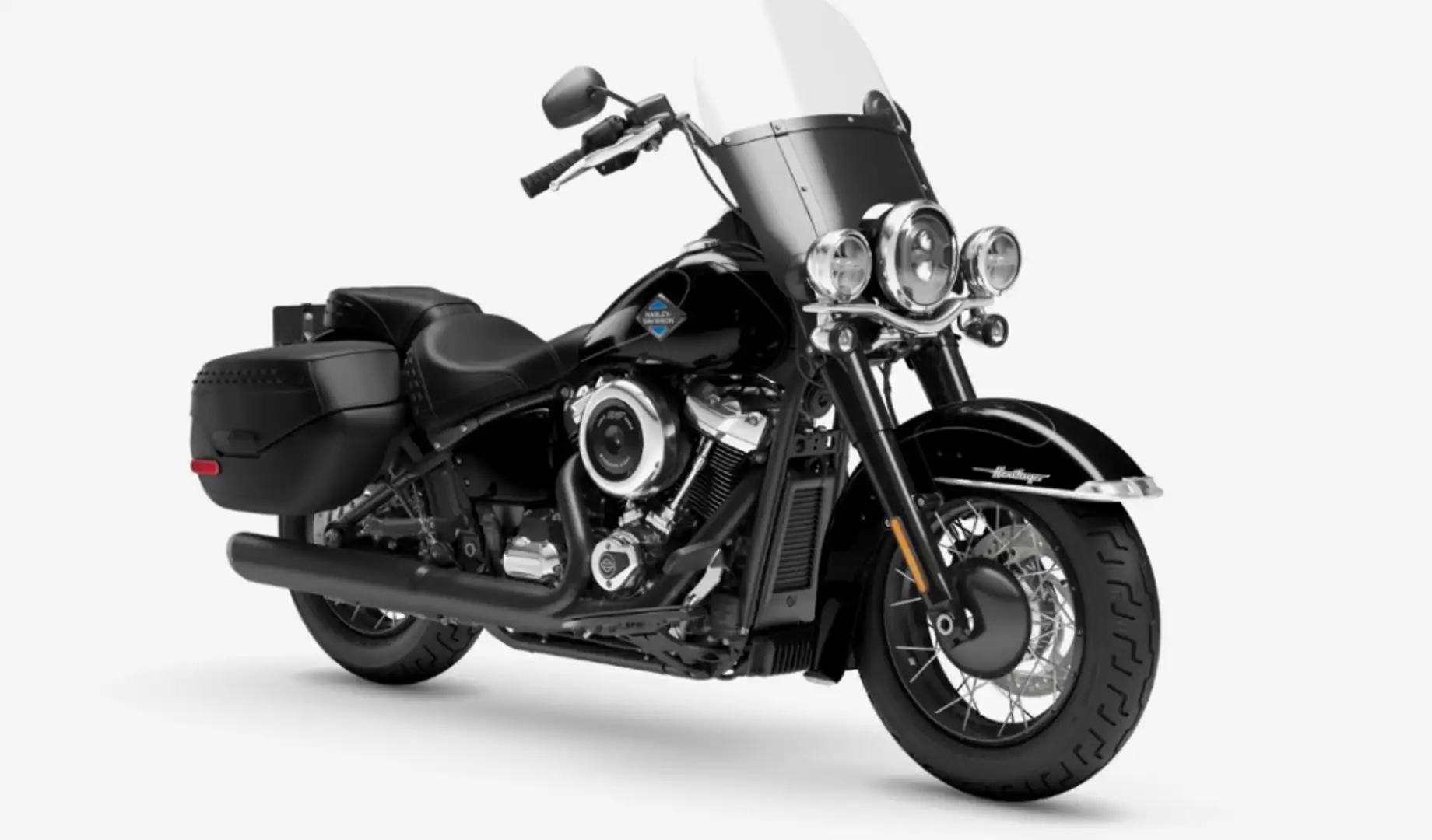Harley-Davidson Heritage Softail Tour - CLASSIC 117 Negru - 1