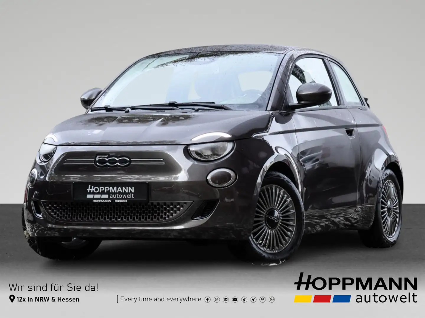 Fiat 500 Neuer 500 Icon*Kamera*PDC*Klimaautomatik*SHZ* Braun - 1