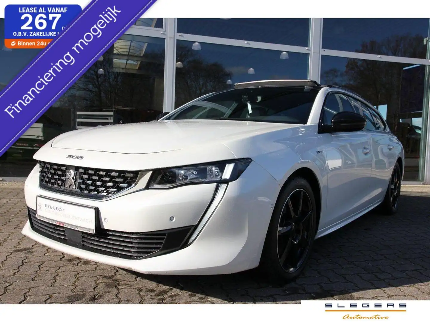 Peugeot 508 SW 1.6 Plugin hybride GT Line zeer compleet Wit - 1