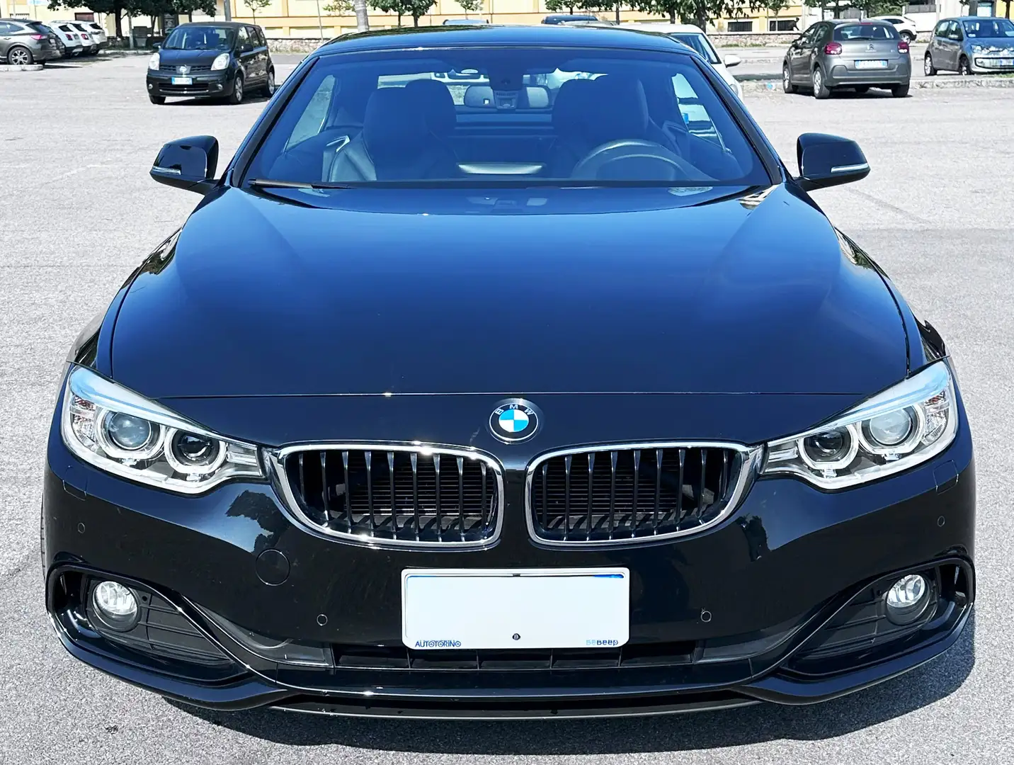 BMW 420 Serie 4 F33 420d Cabrio Sport 184cv Nero - 2