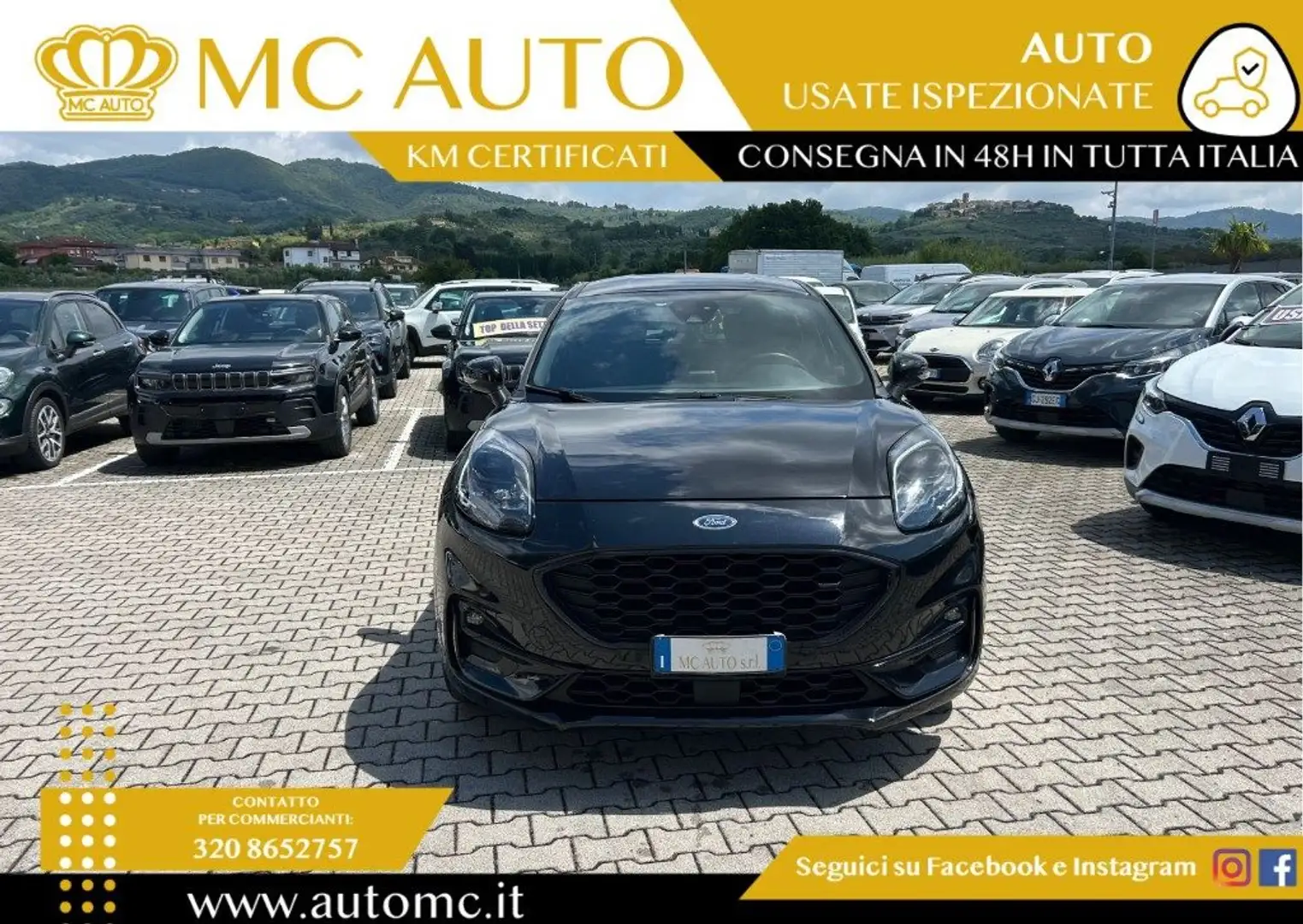 Ford Puma 1.0 EcoBoost Hybrid 125 CV S&S ST-Line PROMO CON F Zwart - 2