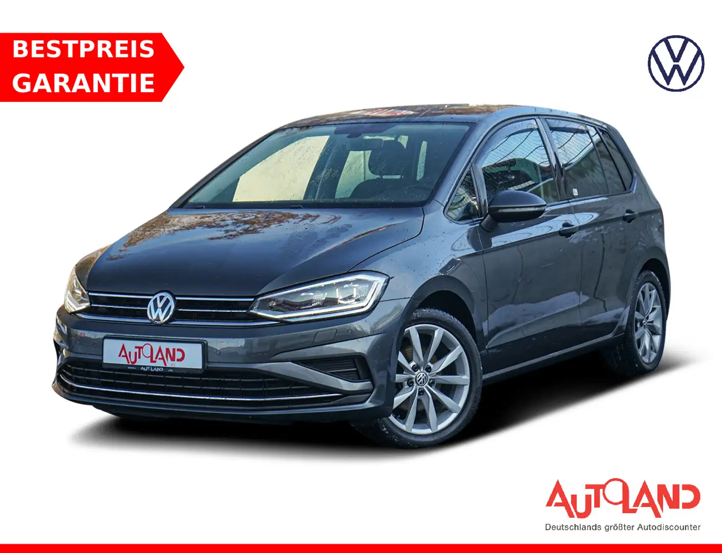 Volkswagen Golf Sportsvan 1.5 TSI LED Navi ACC Sitzheizung Gris - 1
