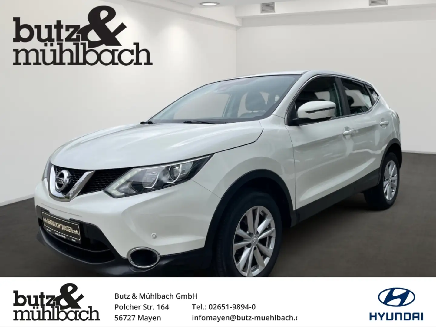 Nissan Qashqai Acenta 1.6 DIG-T-MAYEN Blanc - 1