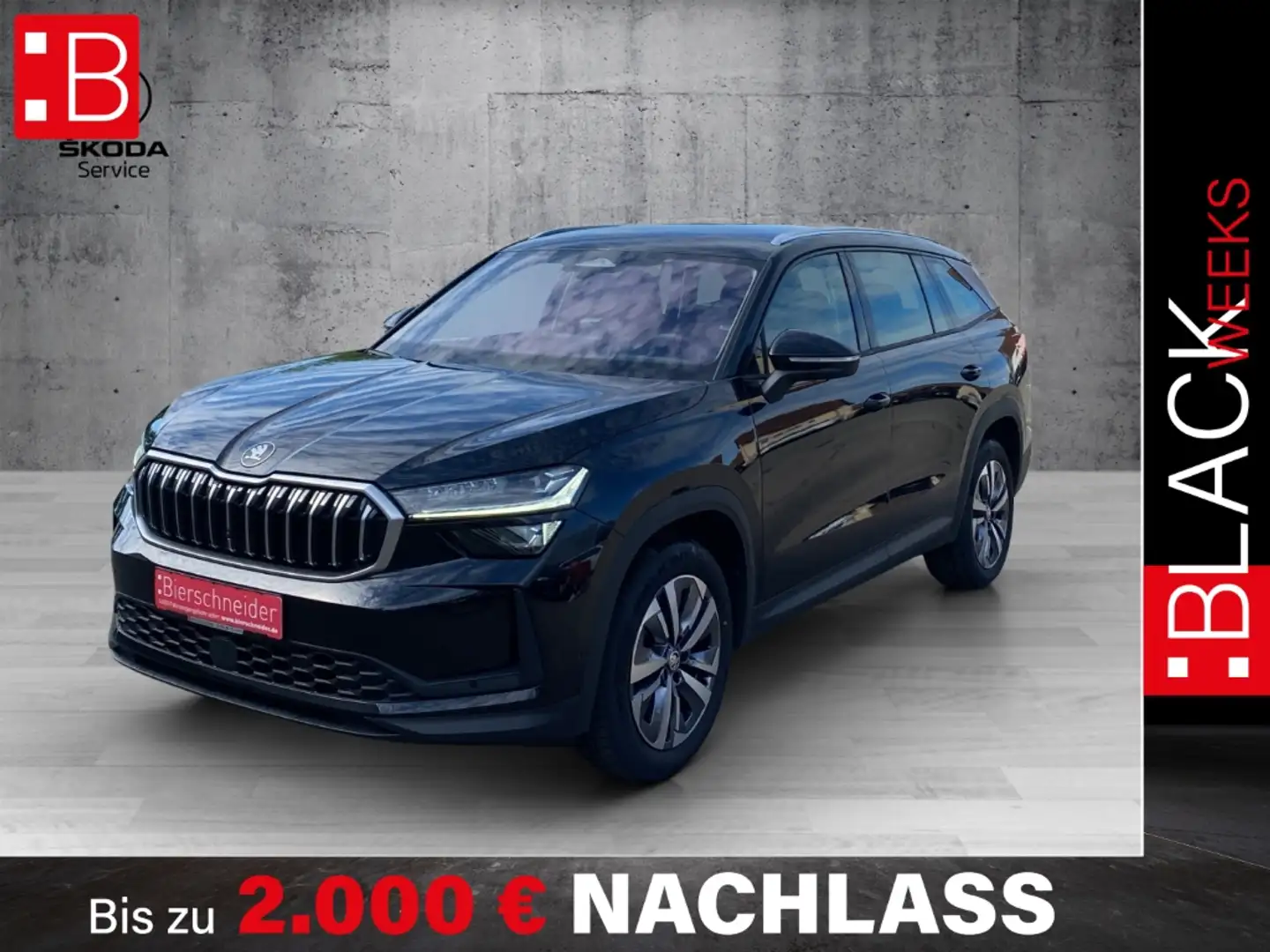 Skoda Kodiaq 2.0 TDI DSG 4x4 Selection AHK MATRIX NAVI WP Noir - 1